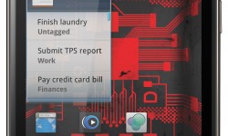 Motorola DROID Bionic home screen
